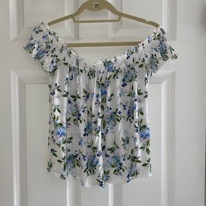 Floral Off the Shoulder Top